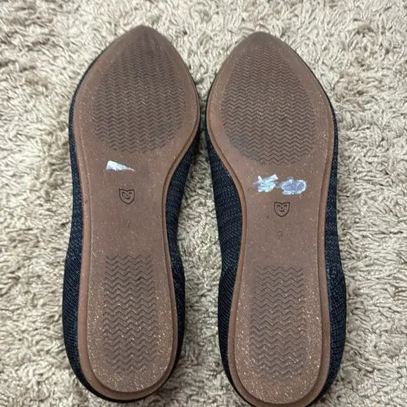 Rothy’s Women The Point Black Flats Size 9 - Picture 10 of 11
